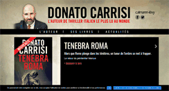 Desktop Screenshot of donato-carrisi.fr